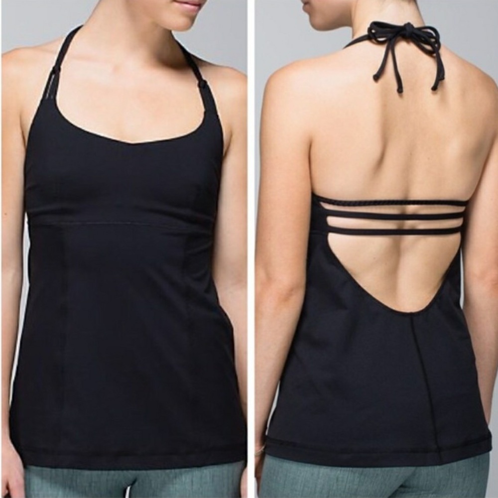 Lululemon wandering yoga halter top
